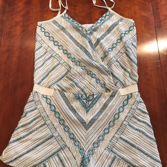 Parker Other - PARKER Sexy White Embellished Romper Small $396